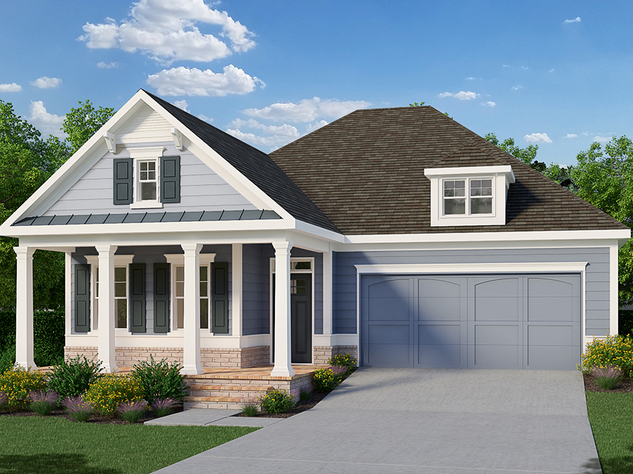 Front elevation of the Buckley available home at Marlowe in Woodstock.